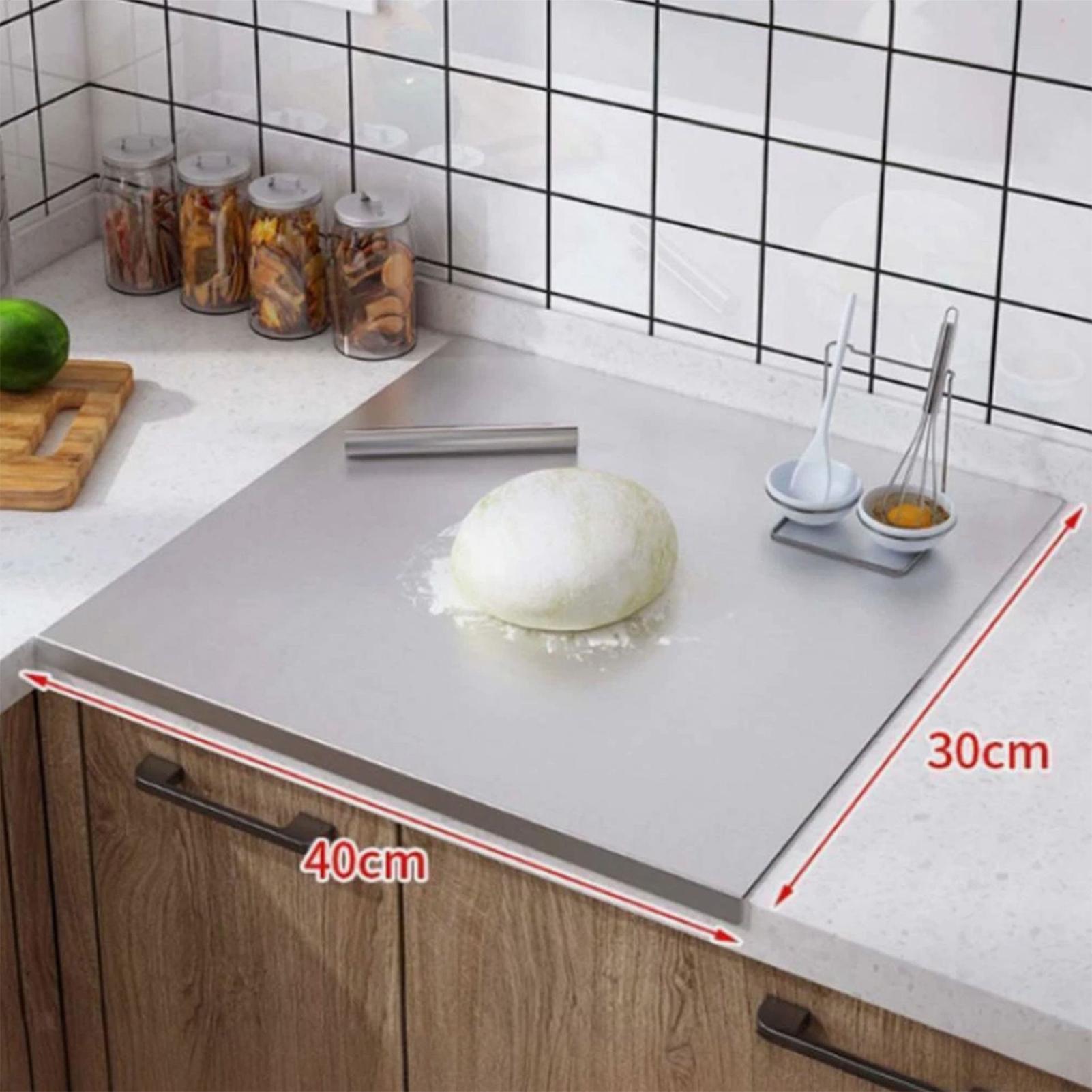 Kitchen And Baking - Deska do krojenia ze stali nierdzewnej,