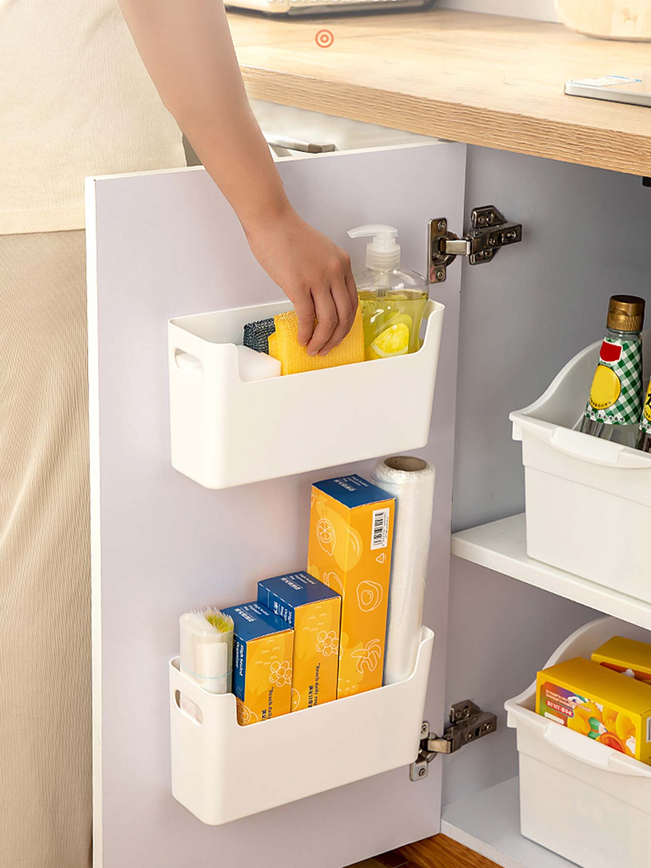Kitchen Zo - Organizer do drzwi szafek bez wiercenia,