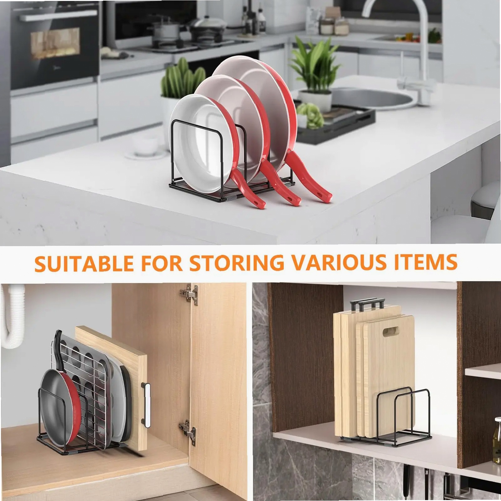 Organizer do szafki kuchennej, – Kitchen Cabinet Baking Organizer recenzja i cena