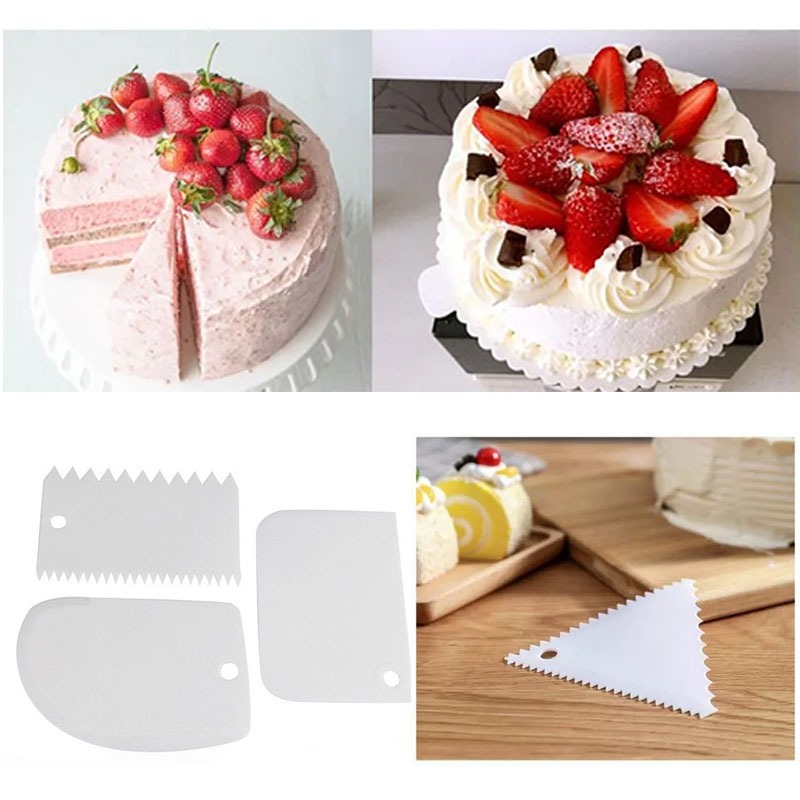 Plastikowy zestaw skrobaków do – Fondant Smoother Set recenzja i cena
