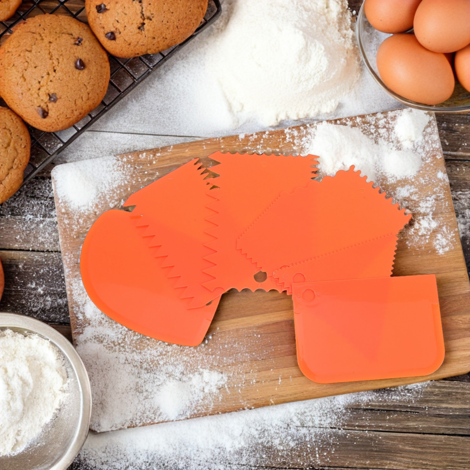 Zestaw 6 szt. skrobaków do cia – Fondant Smoother Set recenzja i cena
