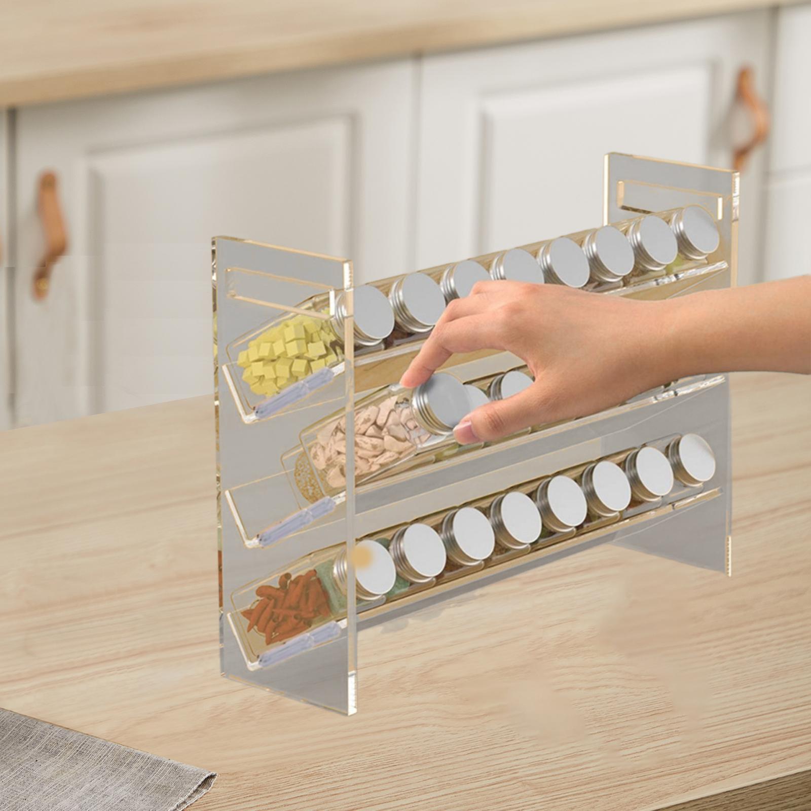 Akrylowy regał na przyprawy, p – Kitchen Cabinet Baking Organizer recenzja i cena